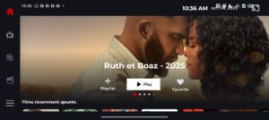 Interface XP IPTV affichant les films et séries VOD disponibles avec un abonnement IPTV Premium